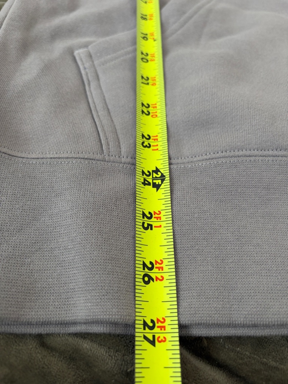 American Giant Mens Midweight Full Zip Up Hoodie Sweatshirt Sharkskin Gray - Picture 7 of 8